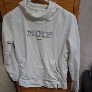 Nike White Hoodie